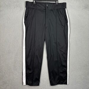 Smitty Pants Mens 42 Official Referee Umpire Black Performance Uniform Stretch
